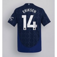 Camisa de Futebol Manchester United Christian Eriksen #14 Equipamento Secundário 2024-25 Manga Curta